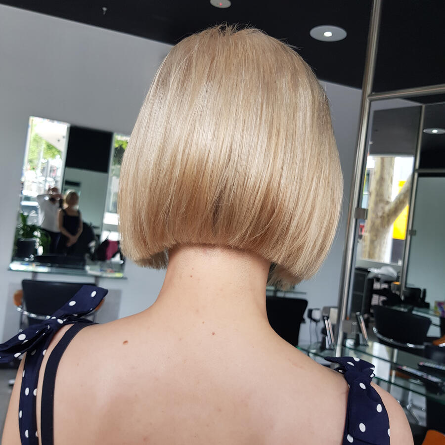Blonde hair colour with foils at local Willoughby salon